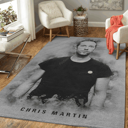 Chris Martin Music Monochrome Art For Fans Area Rug Living Room Carpet Rug Regtangle Carpet Floor Decor Home Decor