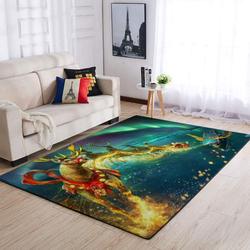 Christmas Deer Sleigh Area Rug Living Room Rug Home Decor 1910033 Floor Decor