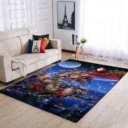Christmas Santa Claus And Deer Sleighs Area Rug Living Room Rug Home Decor 19100312 Ofd