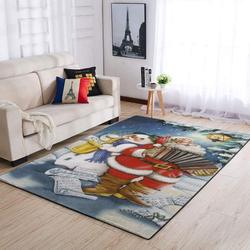 Christmas Santa Claus And Snowman Area Rug Living Room Rug Home Decor 19092719 Ofd
