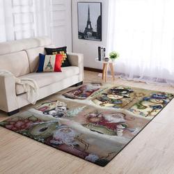 Christmas Santa Claus And Snowman Area Rug Living Room Rug Home Decor 1909273 Ofd