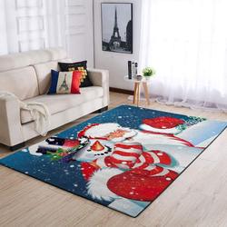 Christmas Santa Claus And Snowman Area Rug Living Room Rug Home Decor 19100311 Ofd