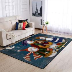 Christmas Snowman Area Rug 19100316 Ofd Area Rug Living Room Carpet Rug Regtangle Carpet Floor Decor Home Decor