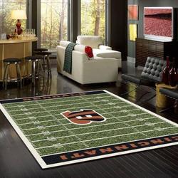NFL Cincinnati Bengals Football Field Living Room Carpet Home Rug