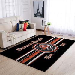 NFL Cincinnati Bengals Football Team Logo Area Rug Room Carpet Home Rug V8316