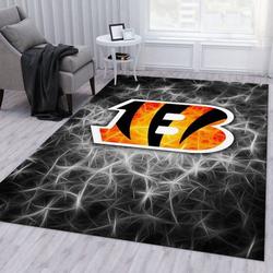 NFL Cincinnati Bengals Team Area Rug Living Room Carpet Home Rug 13