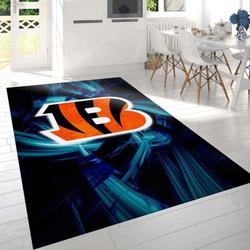 NFL Cincinnati Bengals Team Area Rug Living Room Carpet Home Rug 15