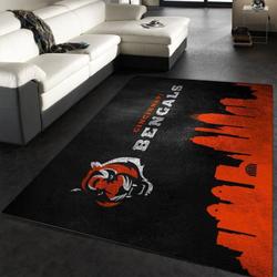 NFL Cincinnati Bengals Team Area Rug Living Room Carpet Home Rug 27