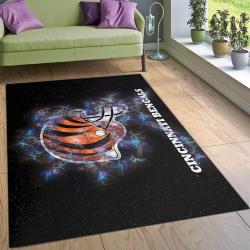 NFL Cincinnati Bengals Football Team Area Rug Living Room Carpet Home Rug