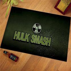Marvel Hulk Smash Logo Area Rug Living Room Rug Bedroom Rug Us Gift Decor