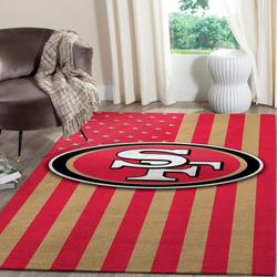 San Francisco 49ers Area Rug Living Room Rug NFL Carpet Rug 20030428