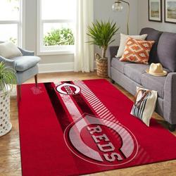 Cincinnati Reds Mlb Baseball Team Logo Carpet Living Room Rugs V6645