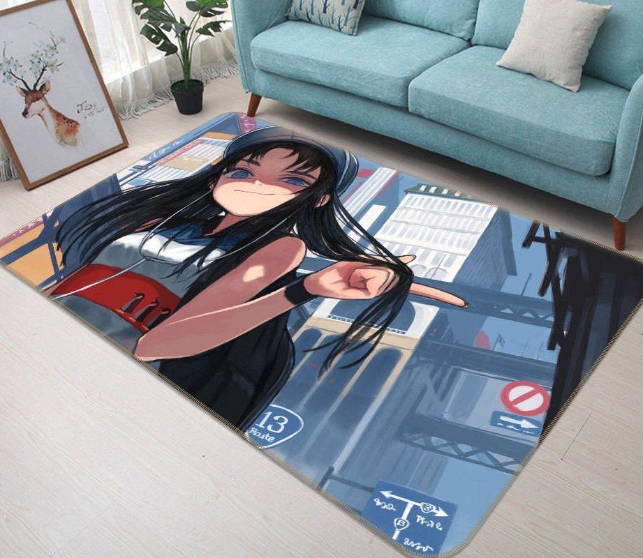 Cinderella Girls Anime 3 Area Rug Living Room And Bed Room Rug Rug Regtangle Carpet Floor Decor Home Decor