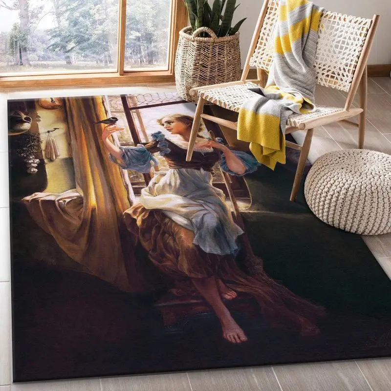 Cinderella New Day Area Rug Living Room And Bed Room Rug Rug Regtangle Carpet Floor Decor Home Decor