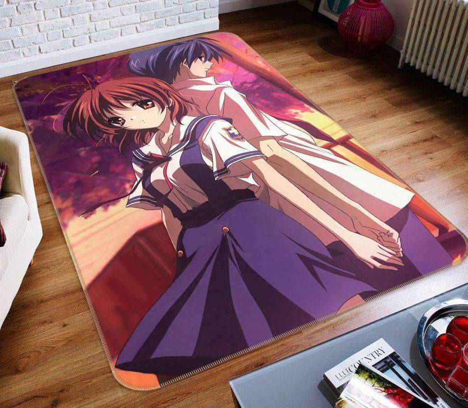Clannad Anime 1 Area Rug Living Room And Bed Room Rug Rug Regtangle Carpet Floor Decor Home Decor