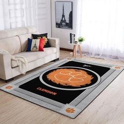 Clemson Tigers Ncaa Living Room Carpet 20030327 Rug Regtangle 1