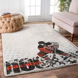 Hockey Sport Play Passion Area Rug Living Room Rug Home Decor NHL