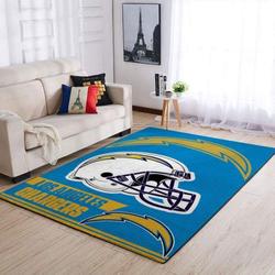 NFL Los Angeles Chargers Football Area Rug Living Room Rug Home Decor 19122110