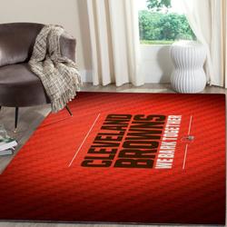 NFL Cleveland Browns Area Rug Football Rug Carpet Floor Decor Home Decor V1770