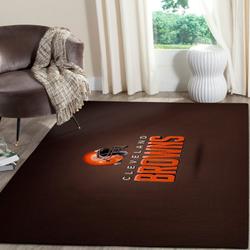 NFL Cleveland Browns Area Rug Football Rug Carpet Floor Decor Home Decor V1773