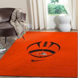 NFL Cleveland Browns Area Rug Football Rug Carpet Floor Decor Home Decor V1781