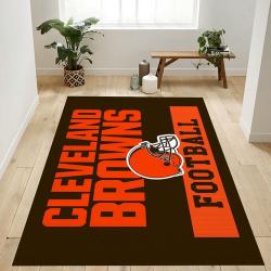 NFL Cleveland Browns Area Rug Football Rug Carpet Floor Decor Home Decor