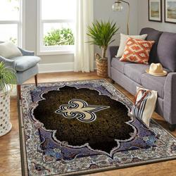 NFL New Orleans Saints Football Area Rug Living Room Rug Home Decor