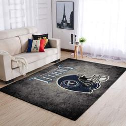 NFL Tennessee Titans Football Helmet Style Area Rug Living Room Rug 191029