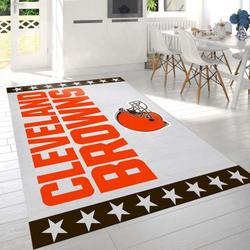 NFL Cleveland Browns Area Rug Football Rug Carpet Floor Decor Home Decor