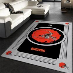 NFL Cleveland Browns Area Rug Football Rug Carpet Floor Decor Home Decor 15