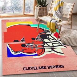 NFL Cleveland Browns Area Rug Football Rug Carpet Floor Decor Home Decor 18