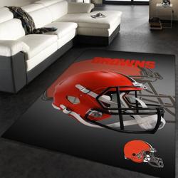 NFL Cleveland Browns Area Rug Football Rug Carpet Floor Decor Home Decor 20
