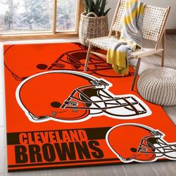 NFL Cleveland Browns Area Rug Football Rug Carpet Floor Decor Home Decor 21