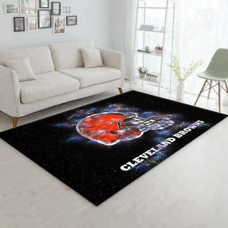 NFL Cleveland Browns Area Rug Football Rug Carpet Floor Decor Home Decor 5