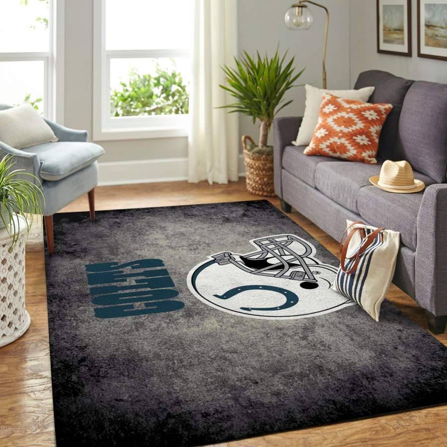 NFL Indianapolis Colts Rug Home Decor Nba Basketball Team Logo Carpet Rug Living Room 2003037