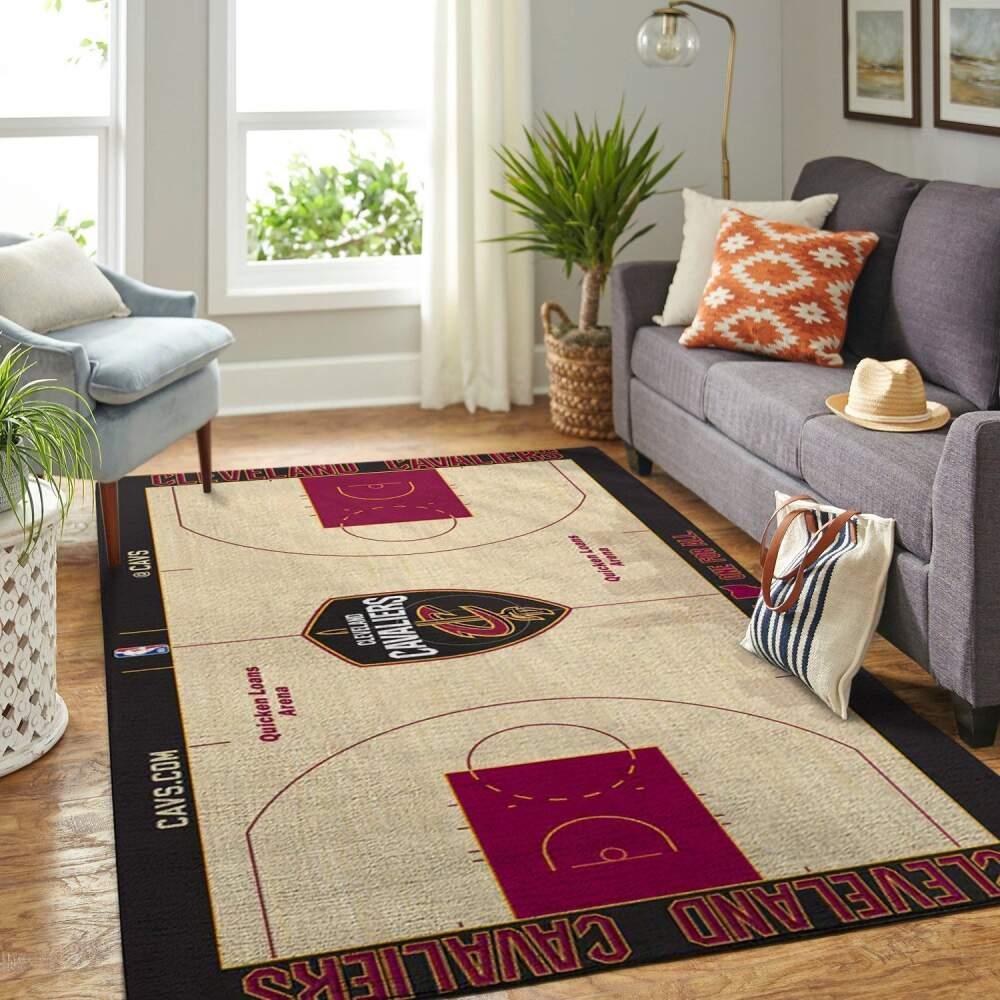 Cleveland Cavaliers Court Nba Carpet Living Room Rug Regtangle Carpet V17248