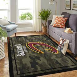 Cleveland Cavaliers Nb Camo Style Living Room Carpet Home Rug Regtangle Carpet