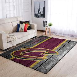 Cleveland Cavaliers Nba Wooden Style Living Room Carpet Rug Regtangle Carpet