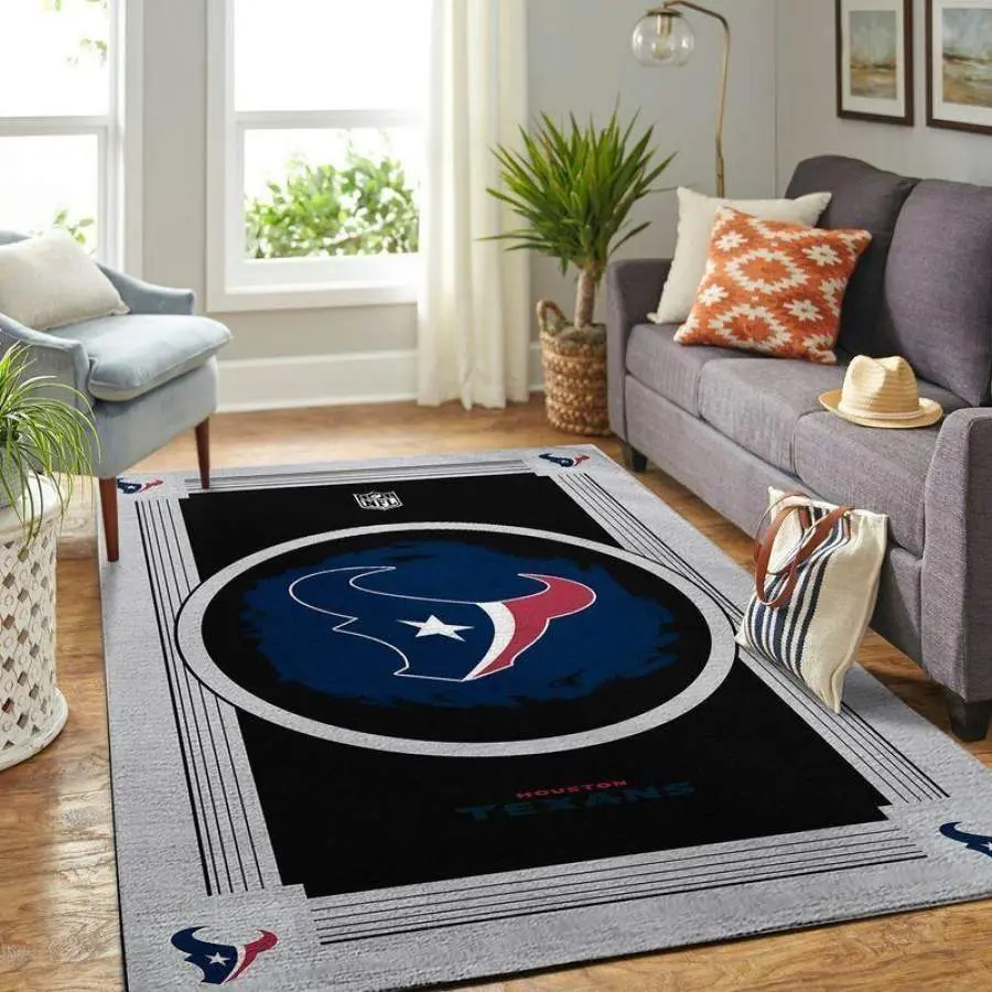 NFL Amazon Houston Texans Rectangle Area Rug Living Room Rug