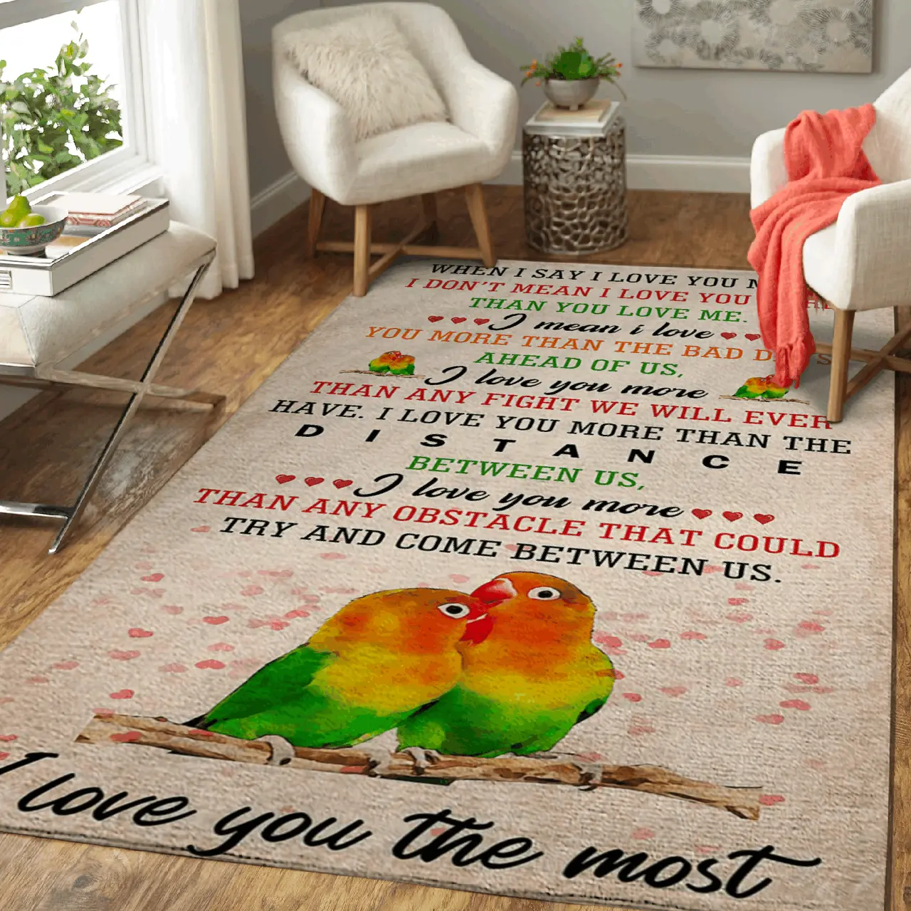 Climax Blues Band I Love You The Most Rug Mat All Over Print Area Rug Rug Regtangle Carpet Floor Decor Home Decor