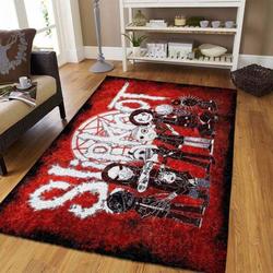 Coffee Donut Pattern Print Area Rug Living Room Rug Home Decor