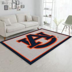 College Spirit Auburn Sport Area Rug Carpet Team Logo Family Gift Us D