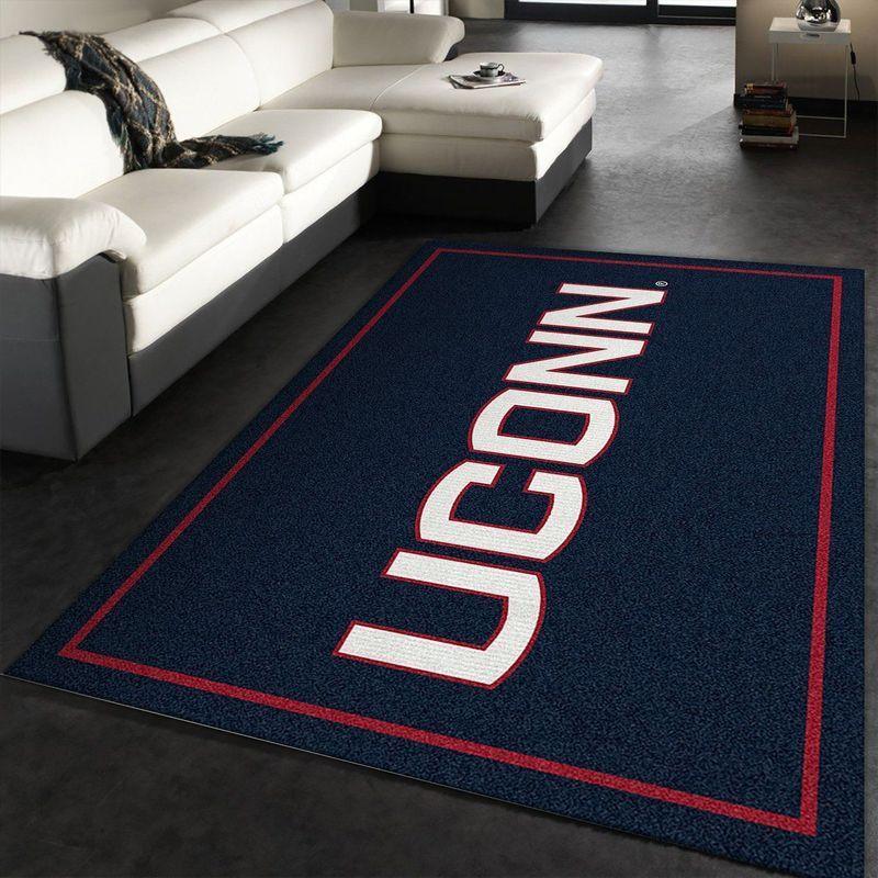 College Spirit Connecticut Sport Area Rug Living Room And Bed Room Rug Rug Regtangle Carpet Floor Decor Home Decor