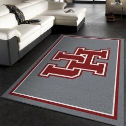 College Spirit Houston Sport Area Rug Carpet Team Logo Family Gift Us