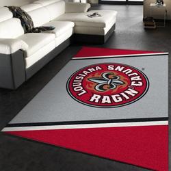 Louisiana Ragin' Cajuns Ncaa Living Room Bed Room Rug Regtangle Carpet 1
