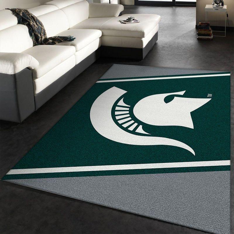 College Spirit Michigan State Sport Area Rug Living Room And Bed Room Rug Rug Regtangle Carpet Floor Decor Home Decor