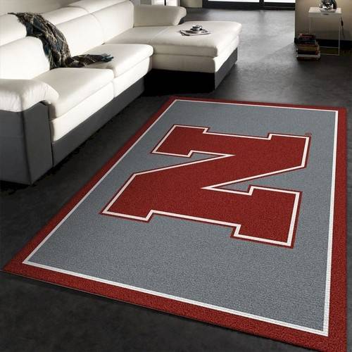 College Spirit Nebraska Sport Area Rug For Christmas Team Logo Home De
