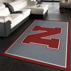 College Spirit Nebraska Sport Area Rug For Christmas Team Logo Home De