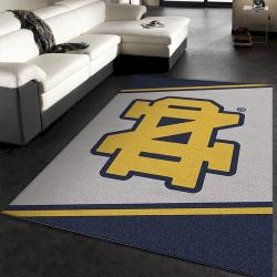 College Spirit Notre Dame Sport Area Rug For Christmas Team Logo Famil