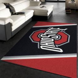 College Spirit Ohio State Sport Area Rug Carpet Team Logo Christmas Gift